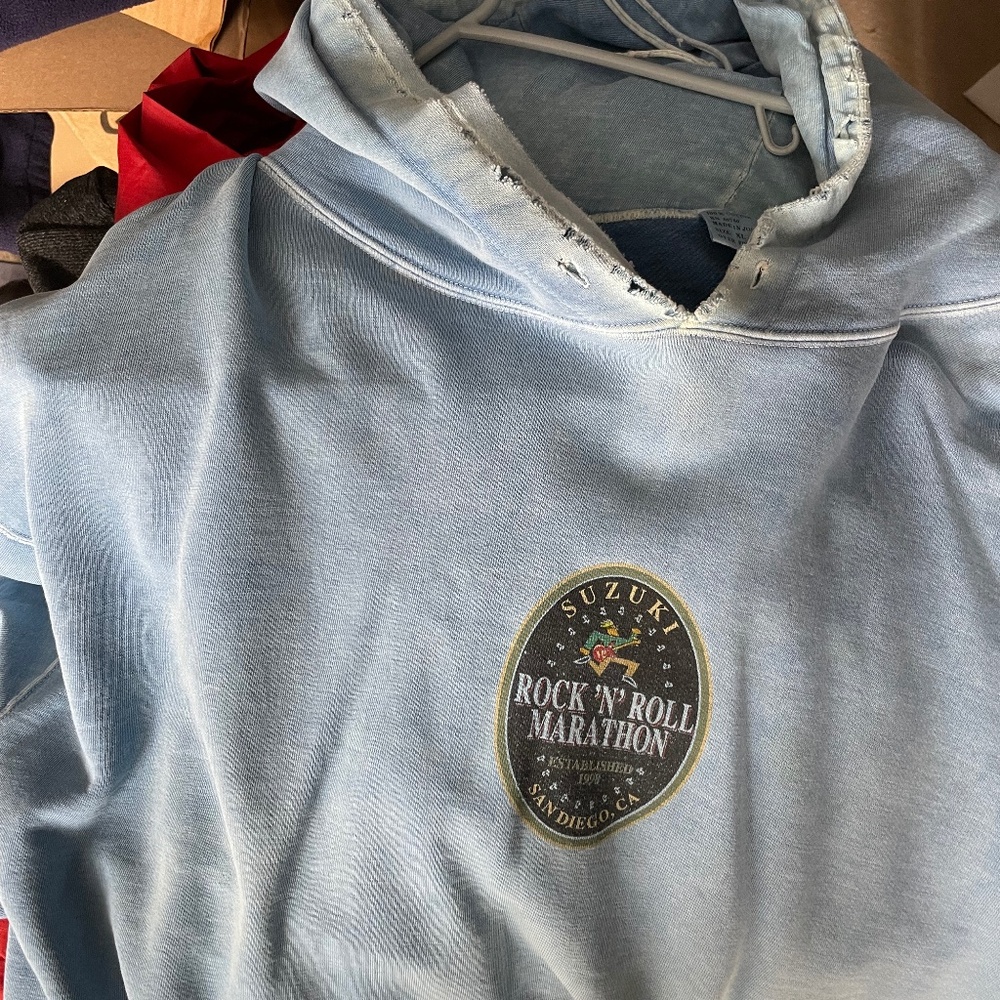 1996 Inaugural Hoodie from  Rock&Roll Marathon San Diego